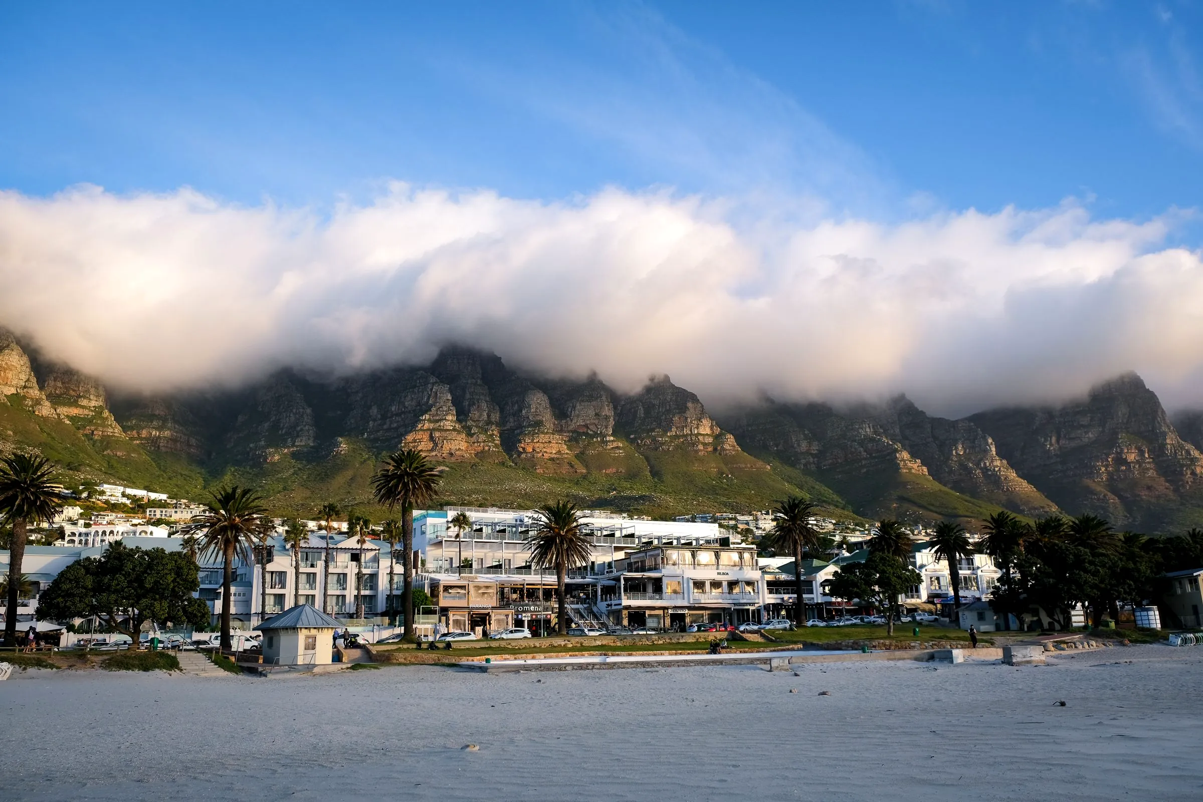 Camps Bay beneath the Twelve Apostles, Cape Town